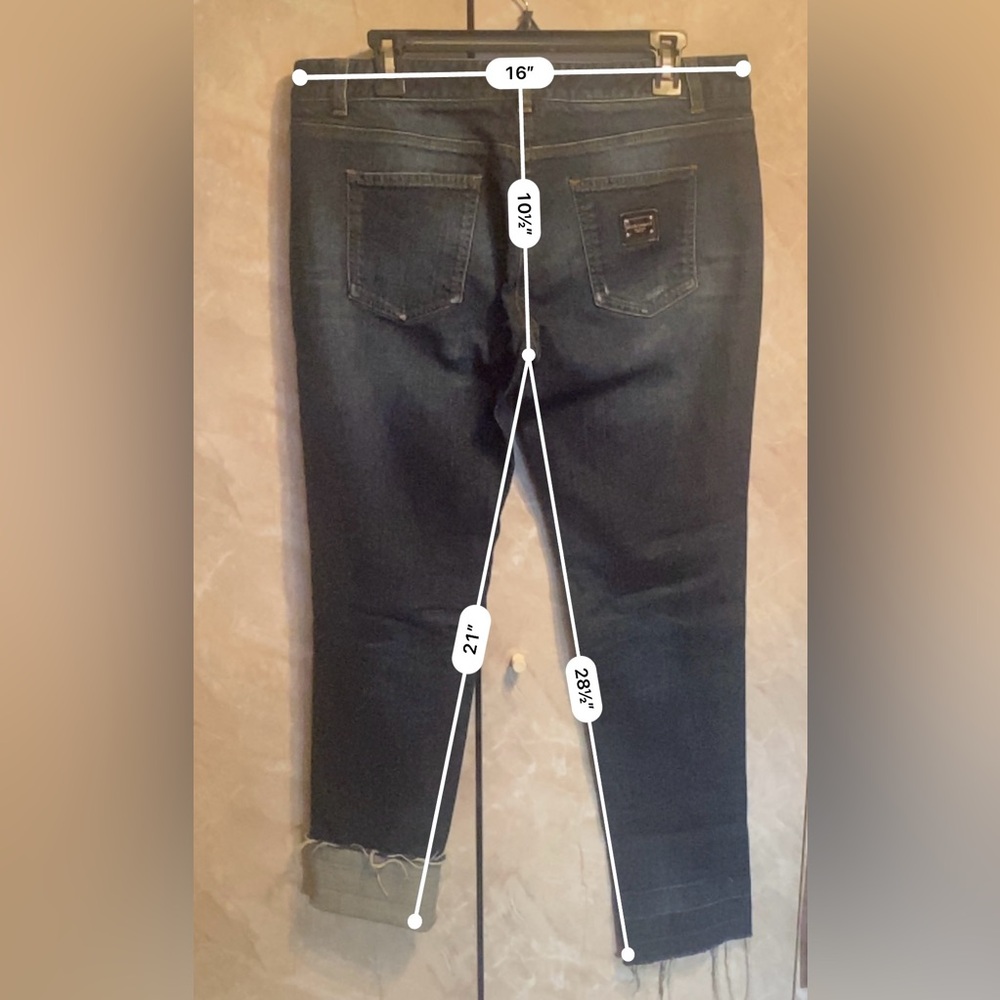 Dolce & Gabbana Dark Blue Women's Jeans - Picture 4 of 11